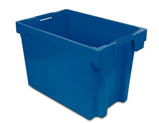 Imagen de Caja de Plastica 40x60x40 Color Azul Modelo 6440